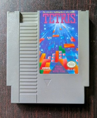 Tetris For Nintendo Entertainment System NES USA Authentic Tested