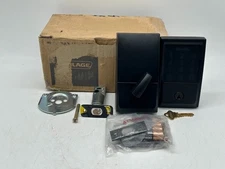 Schlage Encode Smart WiFi Deadbolt with Century Trim in Matte Black