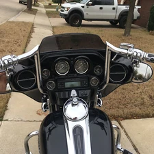 12" Inch Meathook Ape Hanger Handlebar for Harley Touring Electra Street Glide