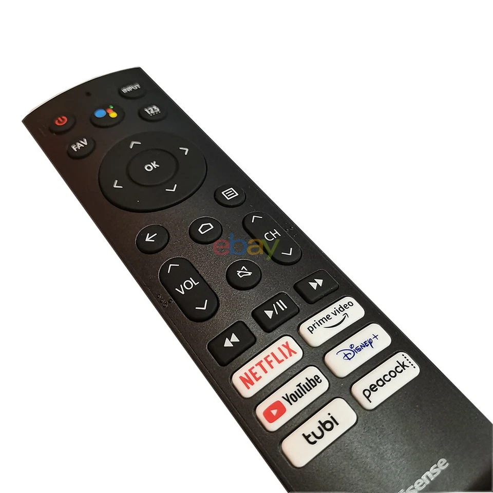 New Genuine ERF3A90 For Hisense Smart TV Voice Remote Control ERF3M90H ERF3V90H - Image 4 of 4