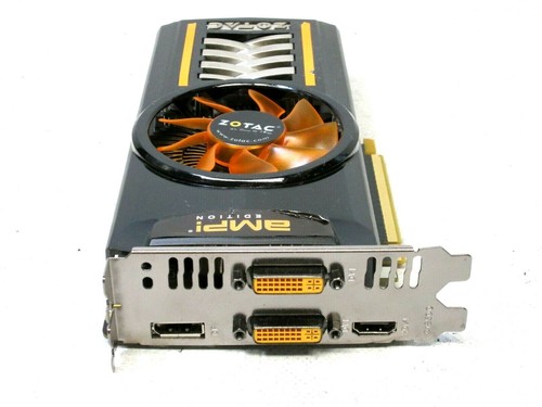 Zotac GTX460 AMP Edition 1GB DDR5 HDMI DVI & DP Works - Picture 2 of 7