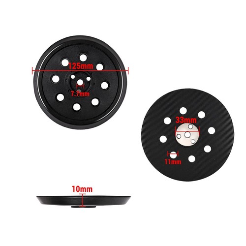 5" Backing Pad Sanding Disc for Bosch 125 mm, PEX 12 A / AE PEX 125 A-1 Sanders - Picture 6 of 21