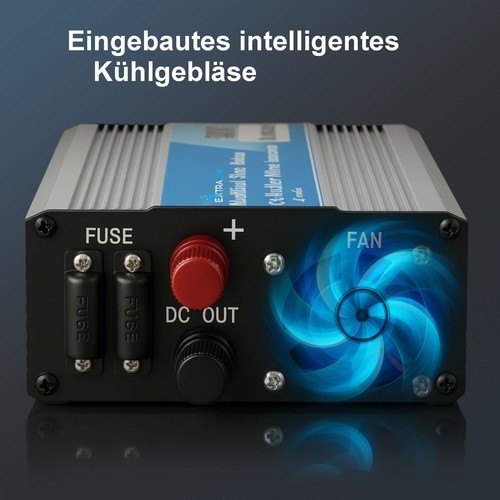 Przetwornica napięcia Falownik Przetwornica prądu 12V - 230V Zmodyfikowana sinusoida 300W - Zdjęcie 12 z 13