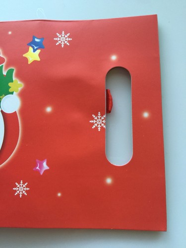 2x CHRISTMAS Packaging Gift Wrap Paper cardboard Party Favor Bag 26.6x17.5x8cm - Picture 5 of 7