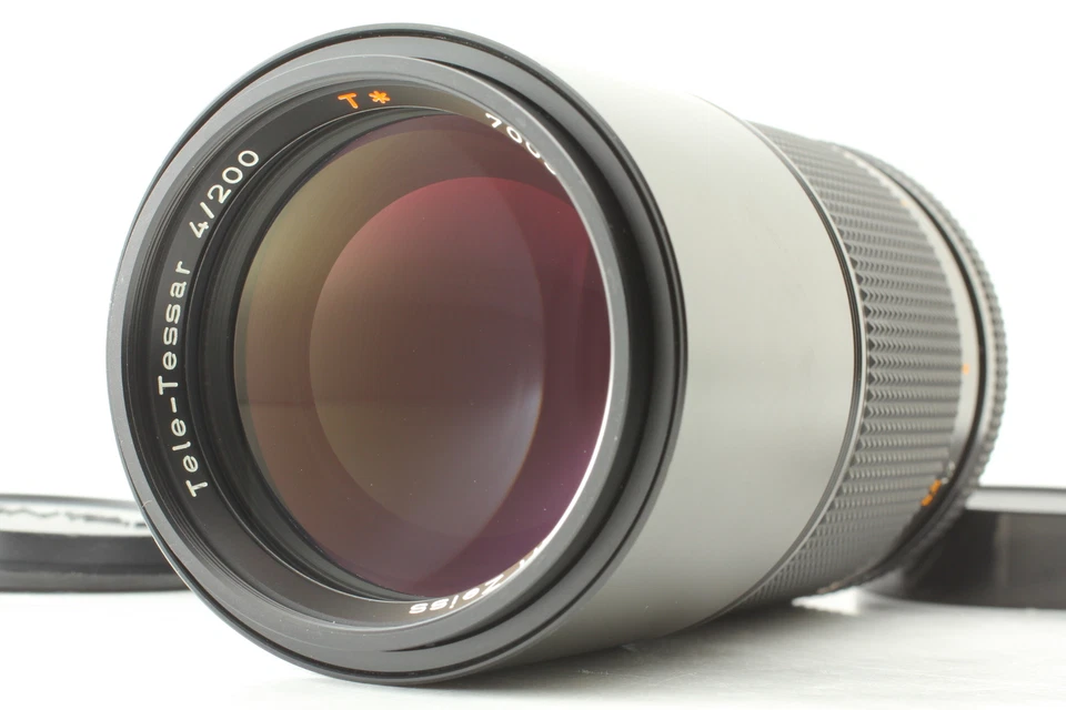 [MINT] Contax Carl Zeiss Tele-Tessar 200mm F4 MMG Lens for CY Mount From JAPAN - Image 2 of 4