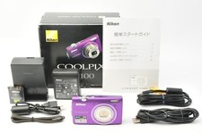 Exc 5 in BOX Nikon COOLPIX S5100 Purple 12.2MP Digital Camera From JAPAN 46