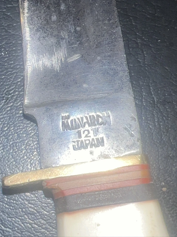 Bonito cuchillo pelador vintage Solingen, Sabre Monarch 121, caza de ciervo Foto 4 de 4