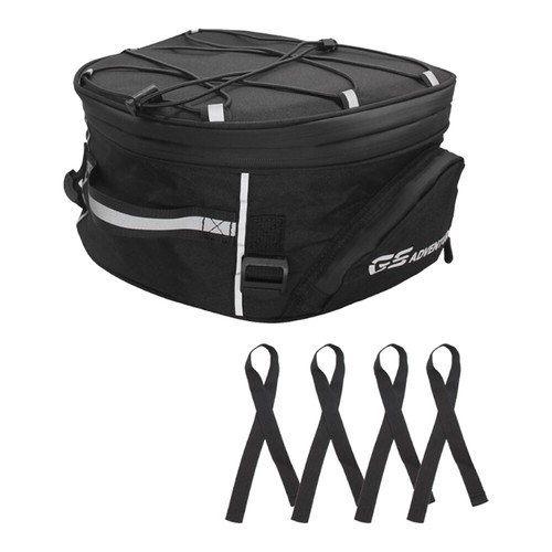 Motorcycle Helmet Rear Box Storage Saddle Tail Bag Waterproof Luggage Pack Seat - Picture 5 of 12