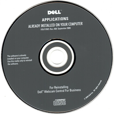 CD Dell Applications P/N F1RK5 Rev. A00