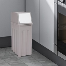30L/8Gal Trash Can, Slim Trash Can with Lid, ...