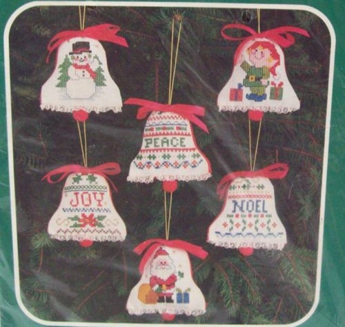 New Bucilla Heirloom Christmas Bell Chimes Counted Cross Stitch Crafts Unopened - Picture 4 of 4