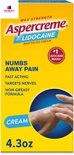 Lidocaine Pain Relief Cream Soothes Aggravated Nerves, Numbing Topical Analgesic