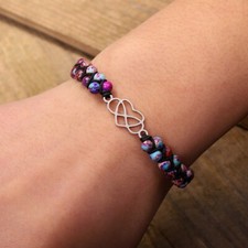 Handmade Braided Natural Stone Healing Reiki Women Girls Bracelet Lover Gifts