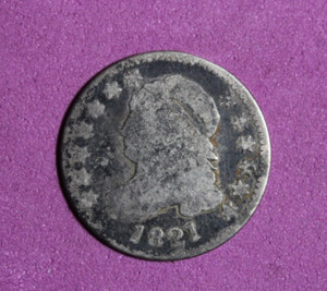 ESTATE FIND 1821- CAPPED BUST HALF DIME  #P21659