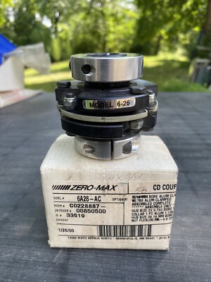 New Zero-Max 6A26-AC CD Clamp Coupling 0.625'' Bore