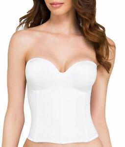 NWOT DOMINIQUE White Smooth Satin Brasselette UK 34B US 34B NWOT DOMINIQUE White Smooth Satin Brasselette UK 34B US 34B