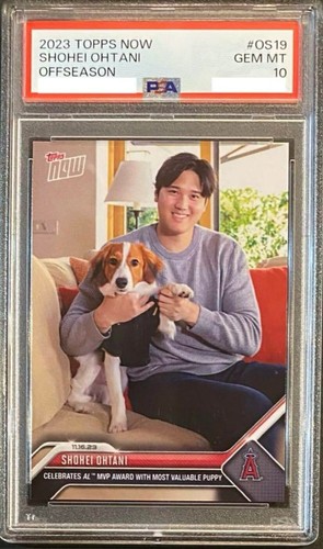PSA10 2023 Topps Now - Off-Season 19 Shohei Ohtani OS19 Decoy Decopin MVP Japan - Bild 1 von 16