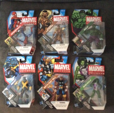 HASBRO MARVEL UNIVERSE 3.75” SERIES 4 FIGURE LOT (17) DIFFERENT