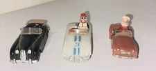 Popeye Olive Oyl  missing head Wimpy  Marx tiny plastic sports cars