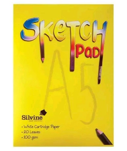 NUEVO A5 Sketch Pad - 20 Hojas - SILVINE UK - Imagen 2 de 2