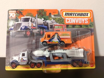 Matchbox  LONESTAR CAB & ROCKET TRAILER Semi Remorque Porte Usee Express Deliver