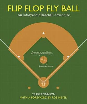 Flip Flop Fly Ball: An Infographic Baseball Adventure - Hardcover - GOOD