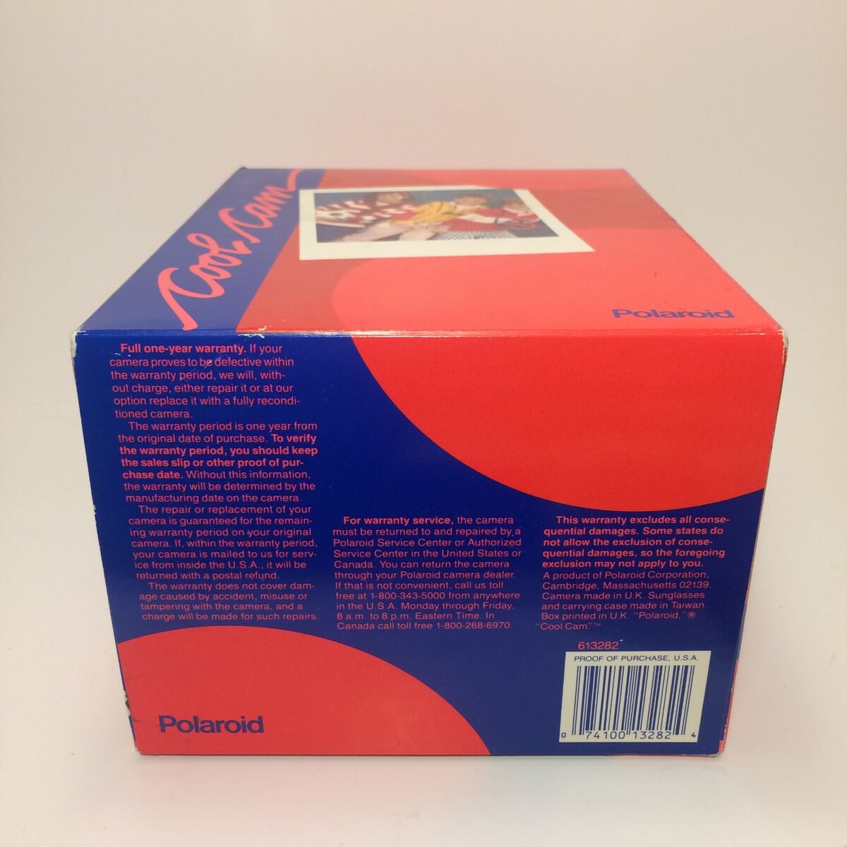 Rare Factory Sealed Polaroid 600 Cool Cam Instant Camera Red Rare Factory Sealed Polaroid 600 Cool Cam Instant Camera Red