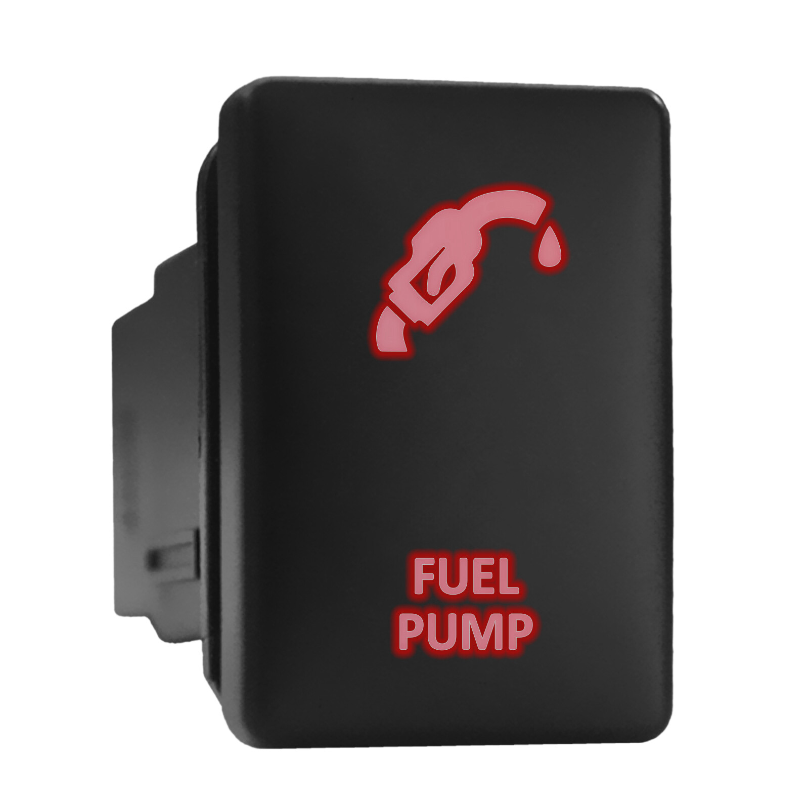 Fuel Pump Switch Red Backlit Push-In 1.28x0.87 Fits Toyota Vers A