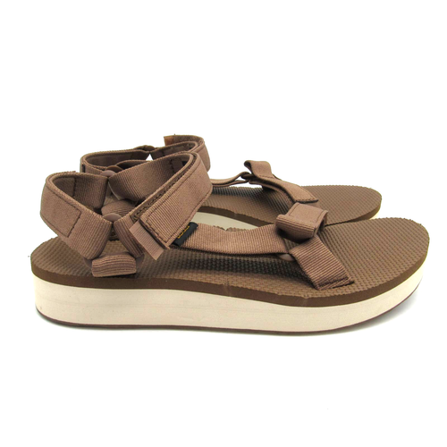 TEVA MIDFORM UNIVERSAL WOMENâS SANDALS IN BROWN BIRCH SZ 8 | eBay