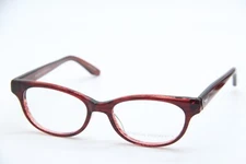 NEW BARTON PERREIRA SHERILYN TRANSPARENT RED AUTHENTIC EYEGLASSES 49-17