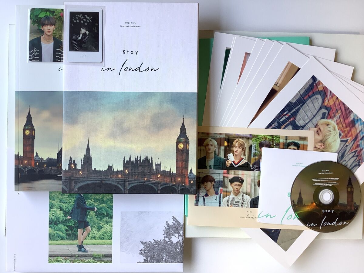 Stray Kids First Photobook Stay in London Changbin set/Photo Stray Kids First Photobook Stay in London Changbin set/Photo