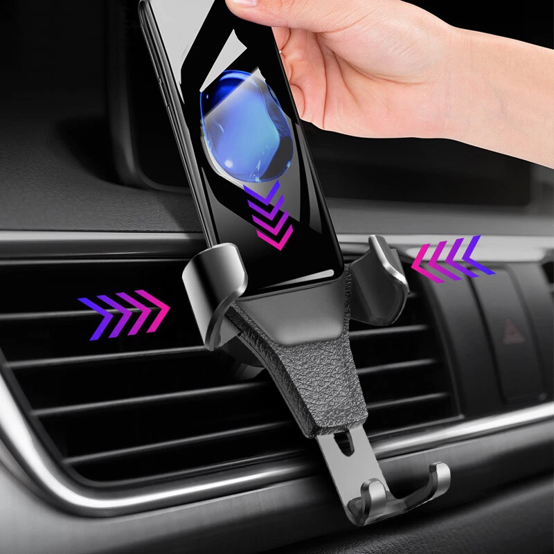 Universal Auto Car Mobile Phone Holder Gravity GPS Air Vent Mount Stand Cradle - Image 2 of 4