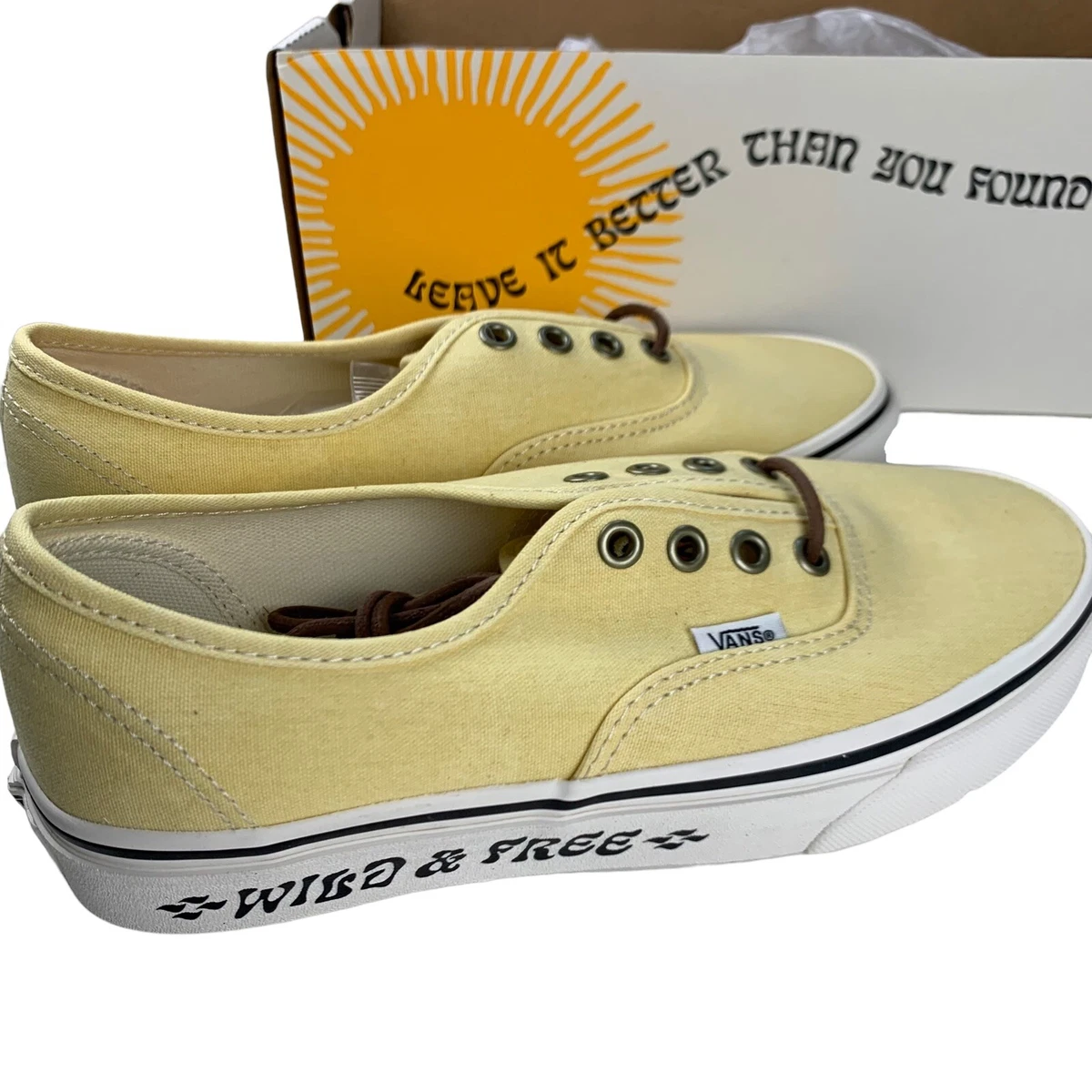 Yellow vans deals size 5.5