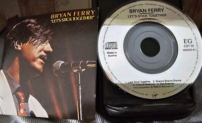 Bryan Ferry,Let's Stick Together, 4 Track 3'' MCD(1988,Austria),1A Zustand,Rar!!!