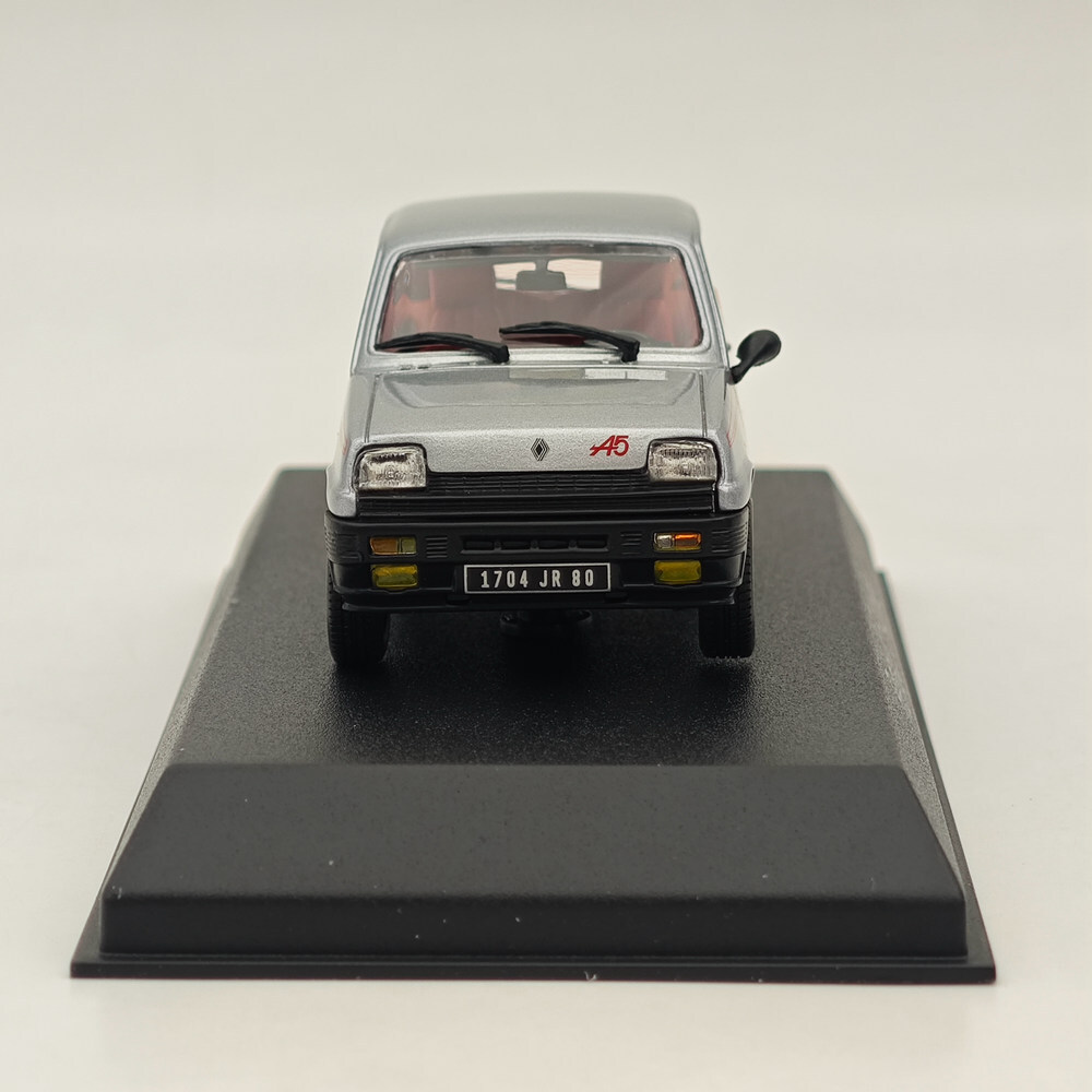 Norev 1/43 Renault 5 Alpine Silver 1980 Diecast Model Cars Limited