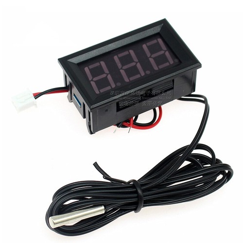 Temperatur Anzeige mit Fühler Digital 1m Kabel LCD Thermometermini Thermometer - Picture 10 of 14