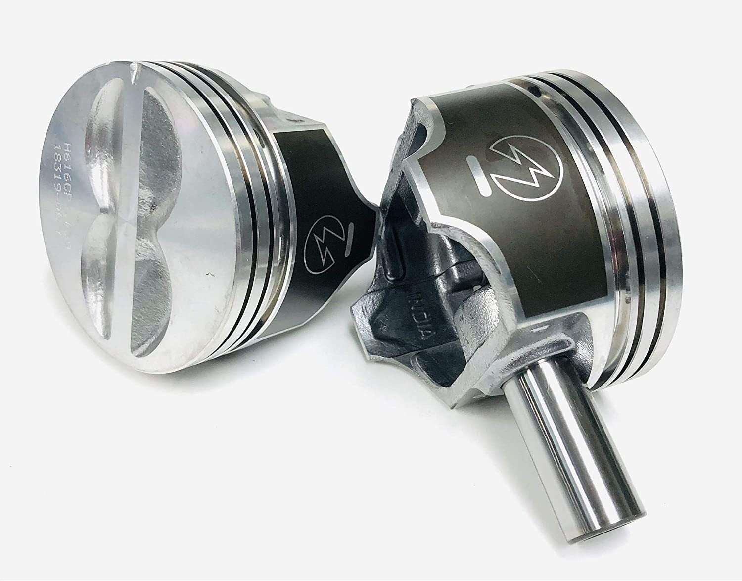 Speed Pro Hypereutectic Flat Top Piston Set – Chevy SB 383, 5.7 Rod, Standard Bore – 8 Pistons