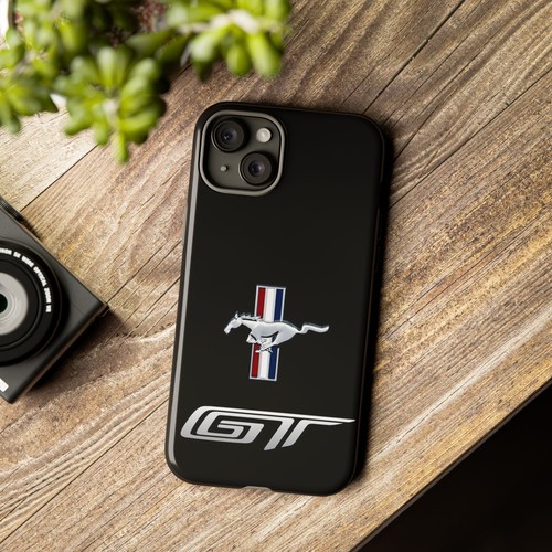 Black Tough Cases For iPhones, Samsung Galaxy Google Pixel Mustang GT Racing - Picture 48 of 210
