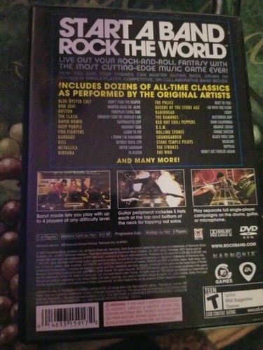 Rock Band (Sony PlayStation 2, 2007) - Picture 5 of 5