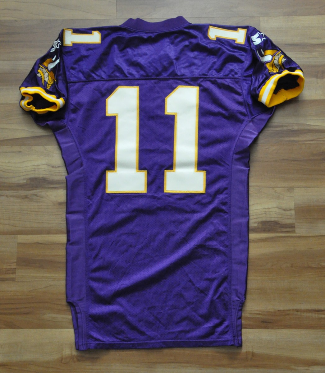 11 Minnesota Vikings Starter Ripon Jersey Pro Line 1997 Team Issue
