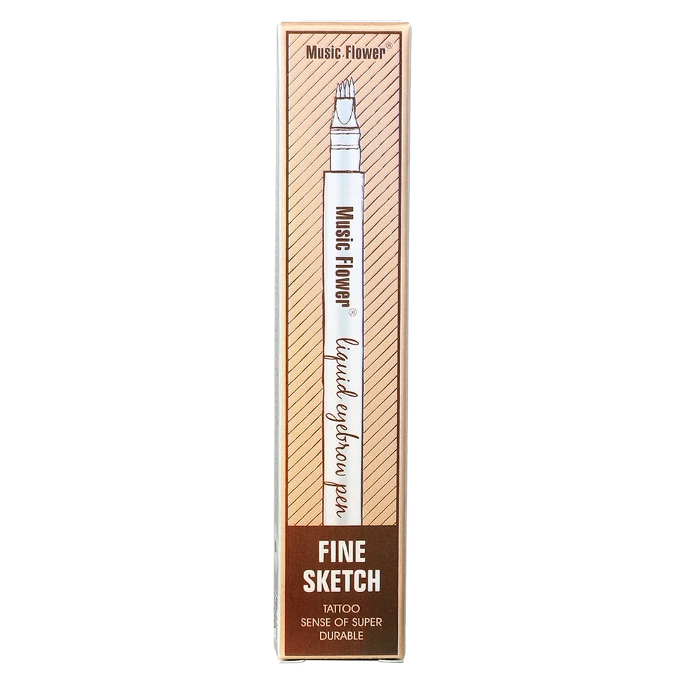 Microblading Tattoo Eyebrow Ink Pen Long Lasting Eye Brow 3D Fork Makeup Pencil - Image 4 of 4