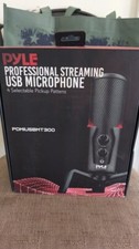 Pyle USB Computer Desktop Professional Streaming USB Microphone - 4 Modes