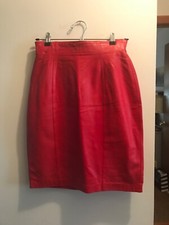Vintage leather skirt, size 4, purchased at Bloomingdale  s