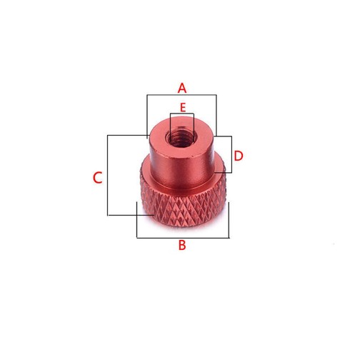 10~100pc M3/M4 Knurled Thumb Nut Hand Thread Nuts Fastener Aluminum Alloy Colors - Picture 31 of 32