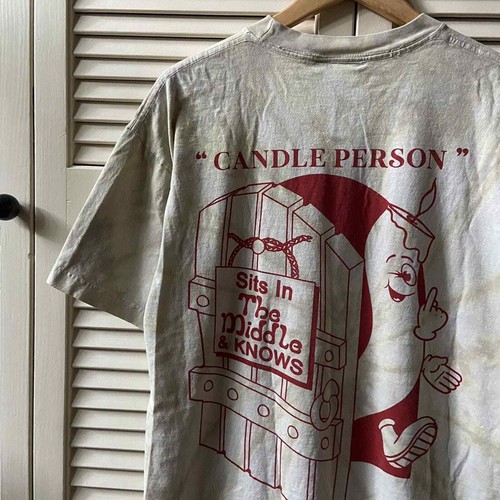 2020 Online Ceramics Dance Around Candle Person Tie Dye T-Shirt Size M - Picture 8 of 10