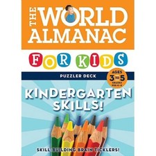 World Almanac for Kids Puzzler Deck Kindergarten 3-5: Homeschool - New