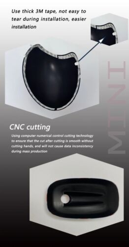 Antenna Aerial Case Cover Housing Trim Sticker For MINI Cooper JCW F55 F56 Black - Bild 3 von 3