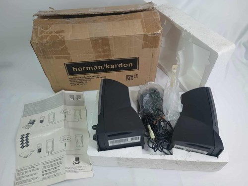Harman Kardon HKS Powered Computer Multimedia Speakers Black open box