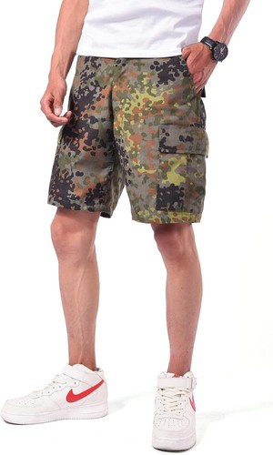 Mens Tactical Camouflage Cargo Shorts Outdoor Work Fishing Camping BDU Style - Picture 42 of 47