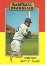 1980 TCMA BASEBALL IMMORTALS BILLY WILLIAMS BASEBALL CARD  #197